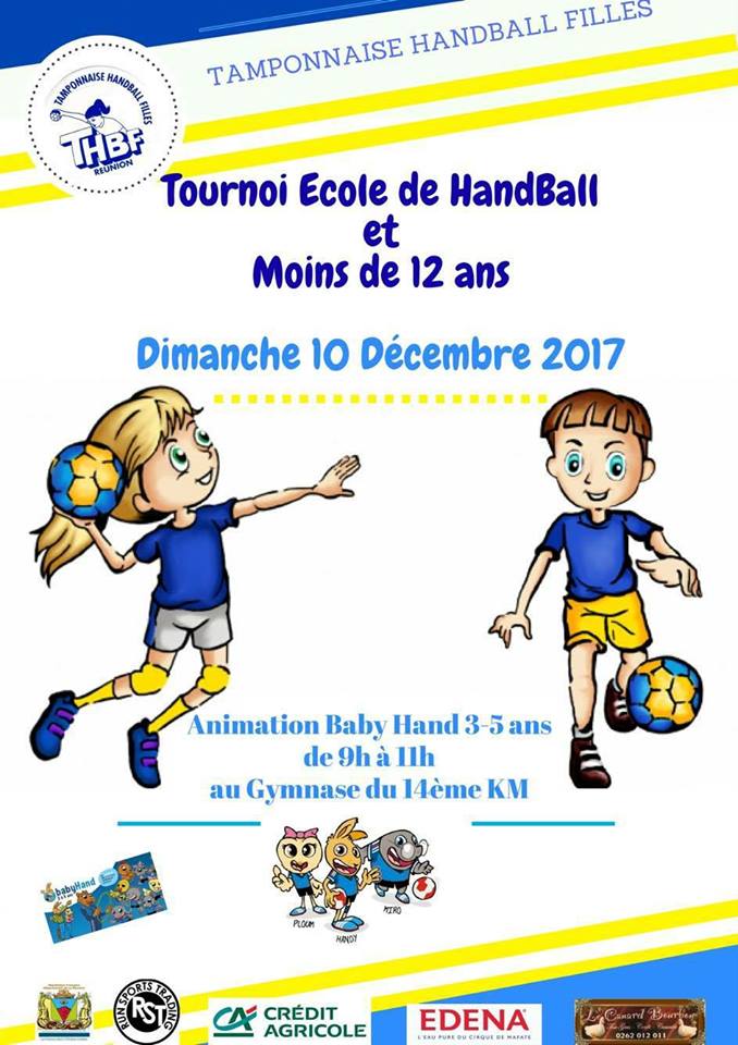 TOURNOI ECOLE DE HAND 10/12/17